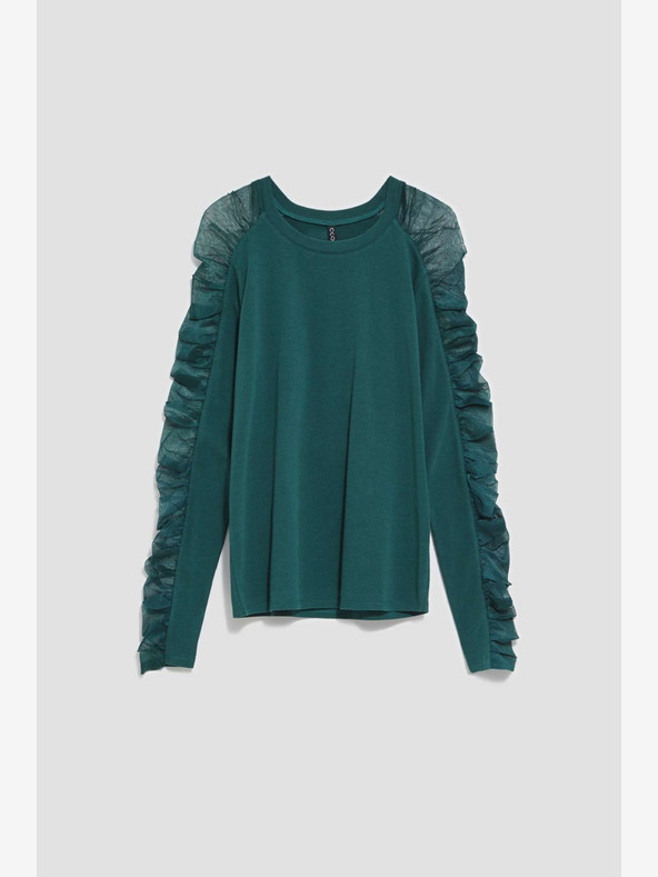 Moodo Camicia chino verde da donna Moodo