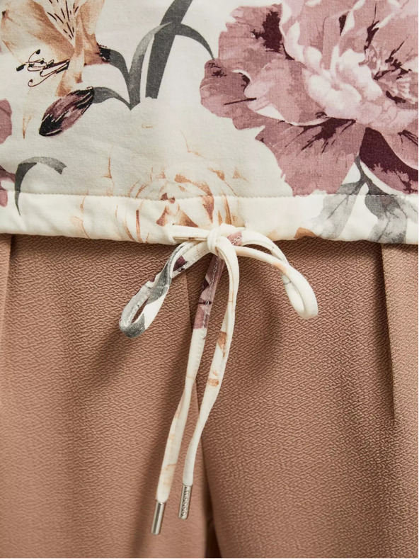 Moodo T-shirt donna con motivo floreale Moodo