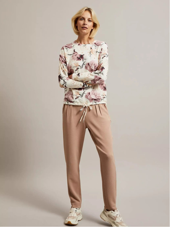 Moodo T-shirt donna con motivo floreale Moodo