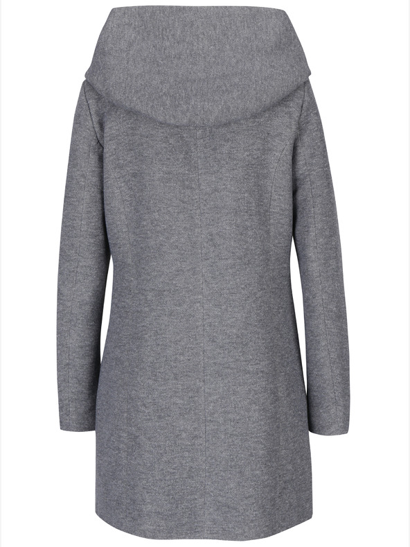ONLY Cappotto leggero con cappuccio grigio chiaro da donna SOLO Sedona