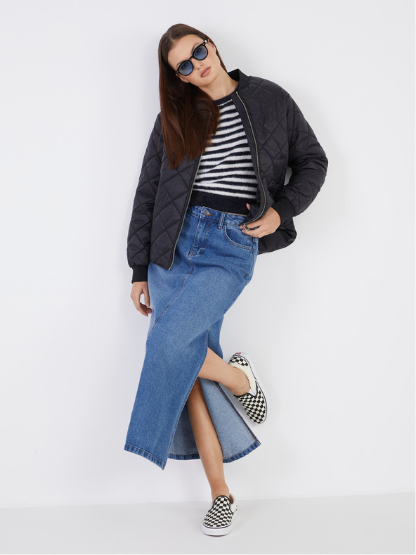 ONLY Maglione a righe bianco e nero da donna ONLY Piumo