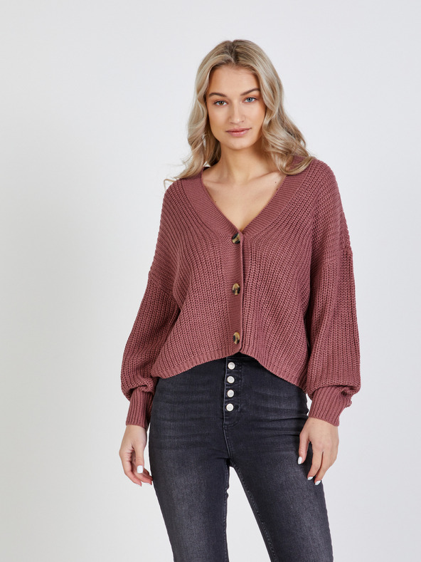 ONLY Cardigan corto rosa antico ONLY Carol