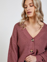 ONLY Cardigan corto rosa antico ONLY Carol