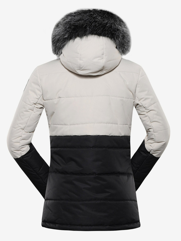 ALPINE PRO Giacca invernale trapuntata nera e grigia da donna ALPINE PRO EGYPA