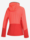 ALPINE PRO Felpa con cappuccio ad asciugatura rapida Alpine Pro Swana rosso e corallo da donna