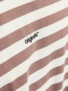Jack & Jones Camicia Jack & Jones a righe bianche e marroni da uomo