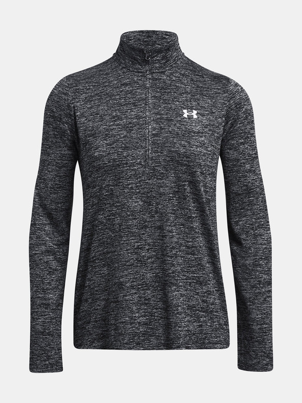 Under Armour Felpa Under Armour Tech 1/2 Zip- Twist-BLK da donna
