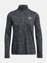 Under Armour Felpa Under Armour Tech 1/2 Zip- Twist-BLK da donna