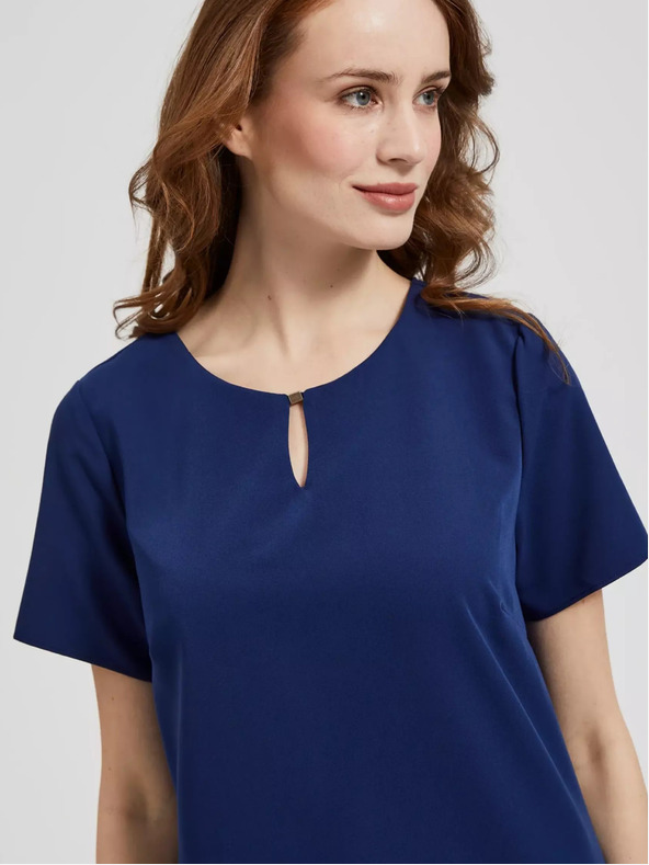 Moodo Abito blu scuro al ginocchio Moodo