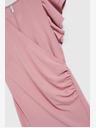 Moodo Abito rosa con volant sulle maniche Moodo