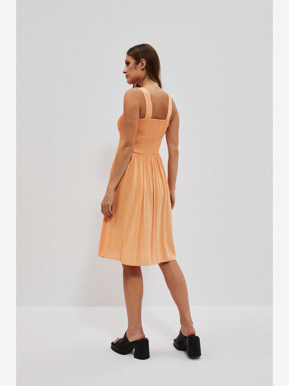 Moodo Abito arancione con spalline Moodo