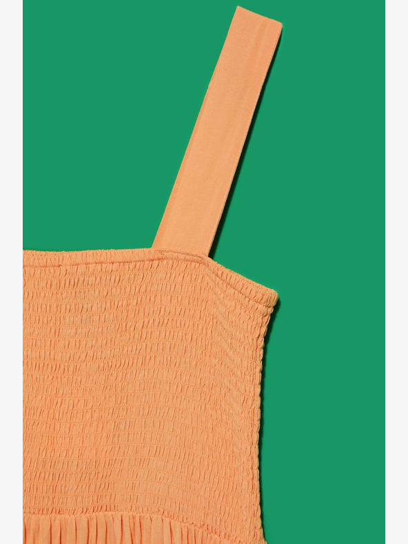 Moodo Abito arancione con spalline Moodo