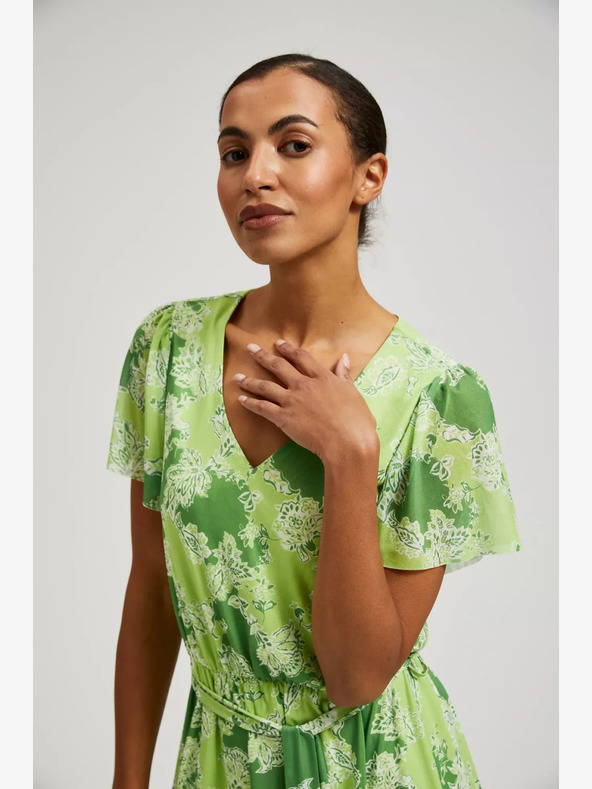 Moodo Abito Moodo a fantasia verde