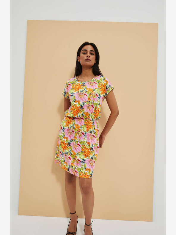 Moodo Abito floreale arancione Moodo