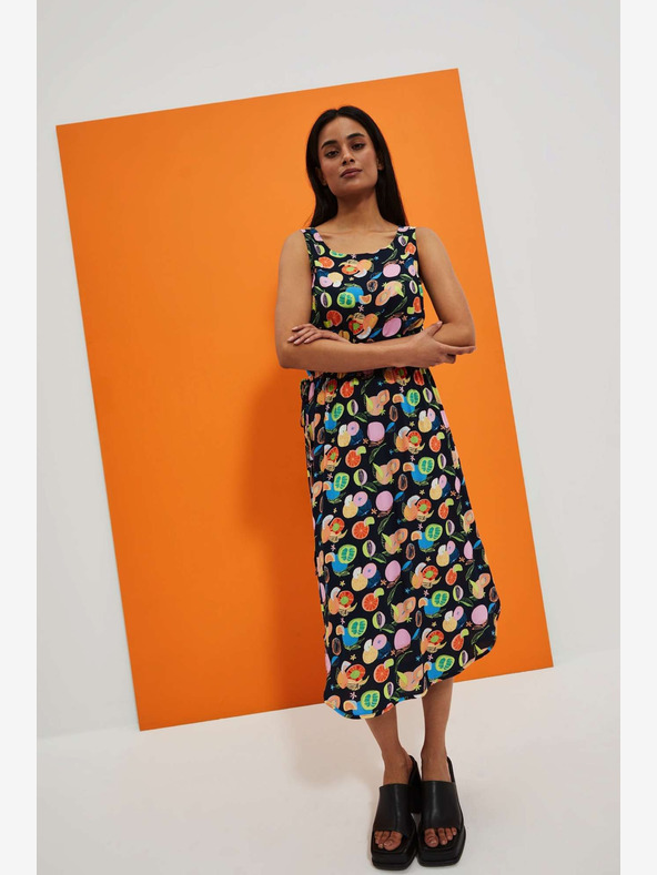 Moodo Abito blu scuro a fantasia Moodo