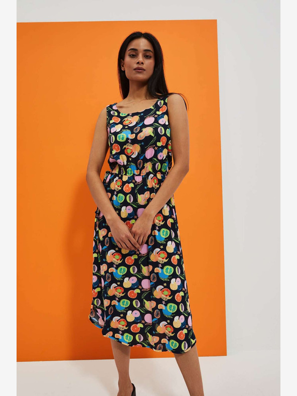 Moodo Abito blu scuro a fantasia Moodo