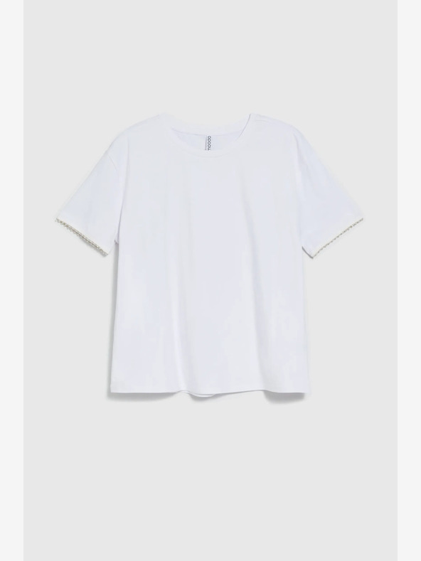 Moodo T-shirt bianca da donna Moodo