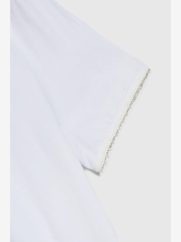 Moodo T-shirt bianca da donna Moodo