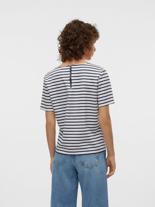 Vero Moda Camicia da donna blu e bianca a righe Vero Moda