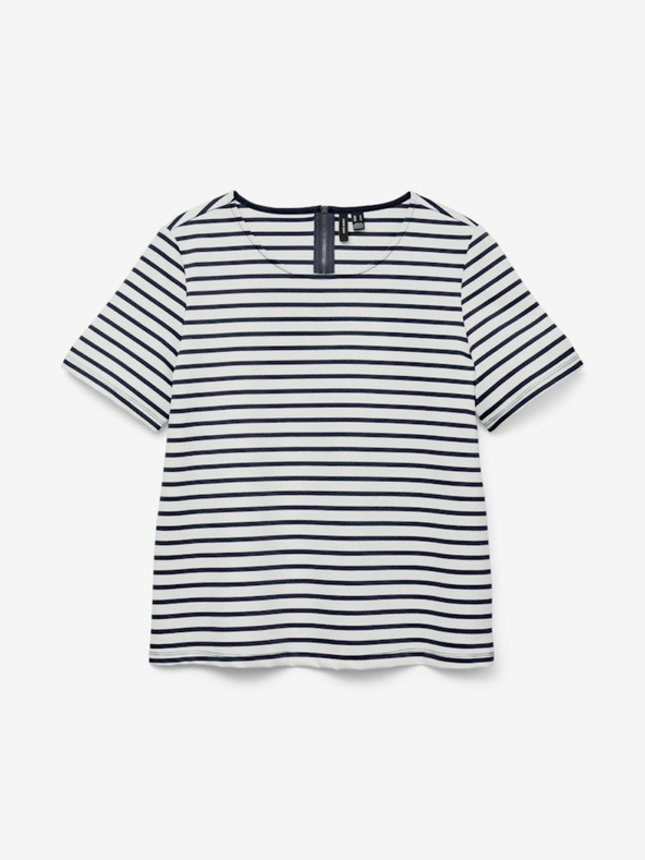 Vero Moda Camicia da donna blu e bianca a righe Vero Moda