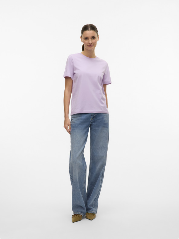 Vero Moda Maglietta da donna Vero Moda viola