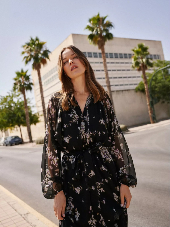 Moodo Abito floreale da donna Moodo