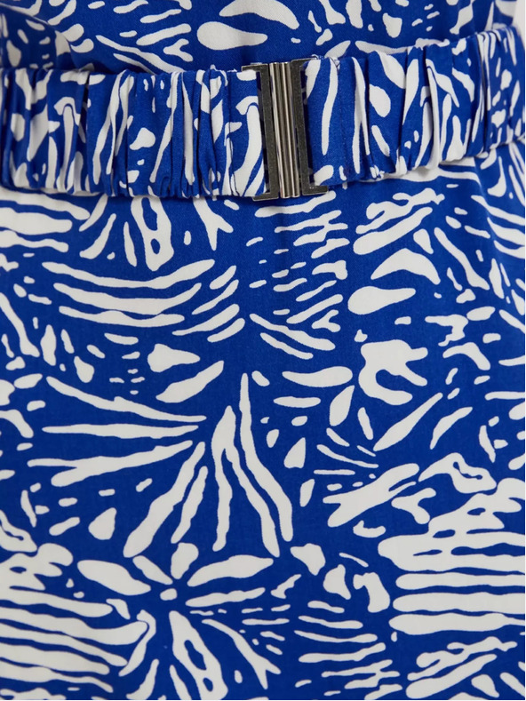 Moodo Abito midi blu a fantasia Moodo