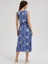 Moodo Abito midi blu a fantasia Moodo