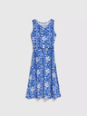 Moodo Abito midi blu a fantasia Moodo