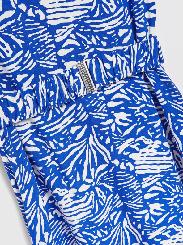 Moodo Abito midi blu a fantasia Moodo