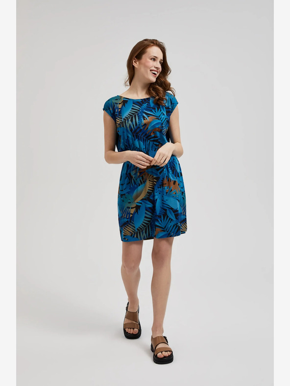 Moodo Abito blu a fantasia Moodo