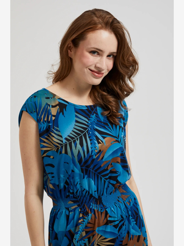 Moodo Abito blu a fantasia Moodo