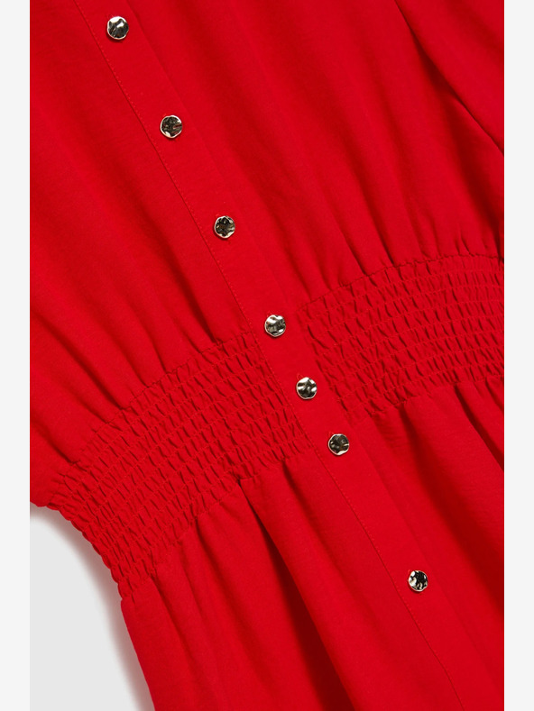 Moodo Abito camicia rosso da donna Moodo