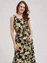 Moodo Abito midi giallo a fiori Moodo