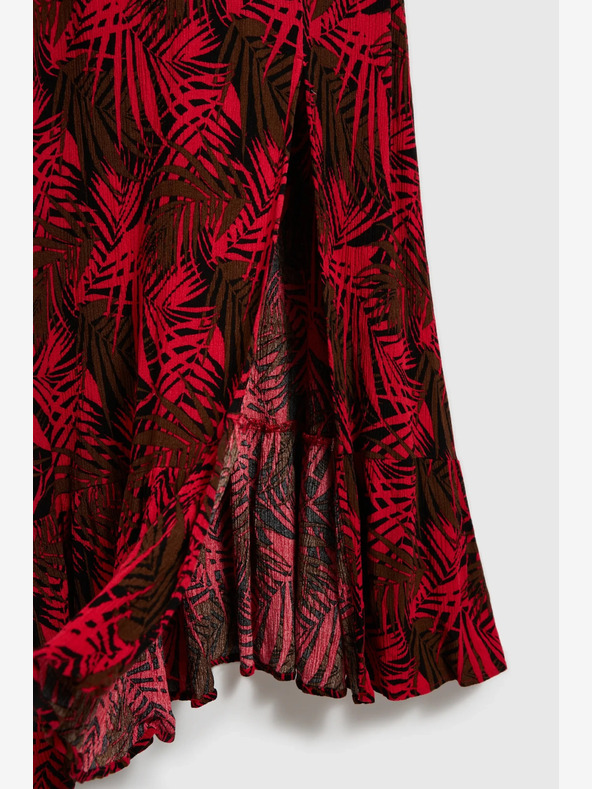 Moodo Abito rosso con scollo a V Moodo