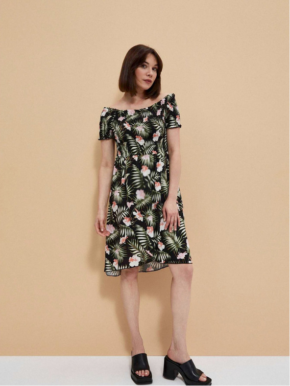 Moodo Abito in viscosa a motivi Moodo