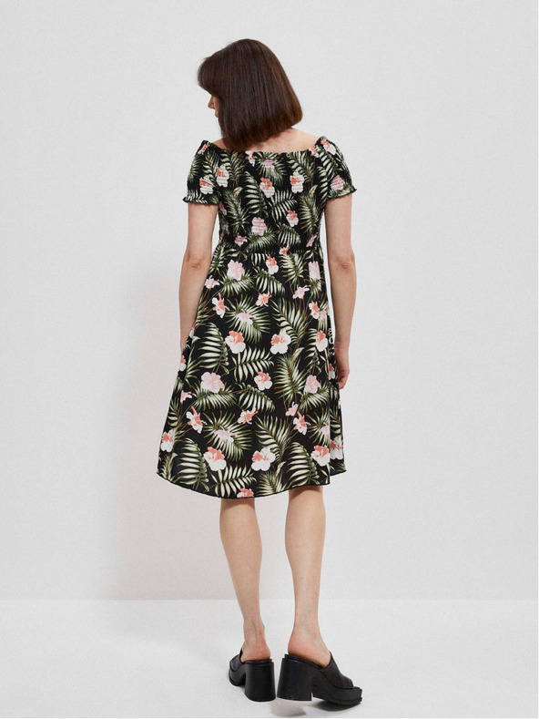 Moodo Abito in viscosa a motivi Moodo