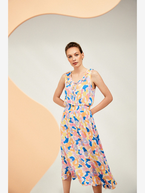 Moodo Abito fantasia crema Moodo