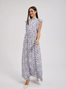 Moodo Maxi abito floreale blu Moodo