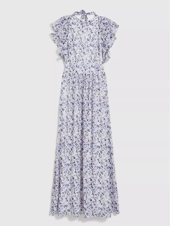 Moodo Maxi abito floreale blu Moodo