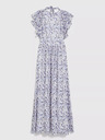 Moodo Maxi abito floreale blu Moodo