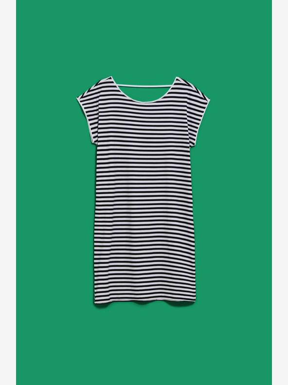 Moodo Abito a righe bianche e nere Moodo