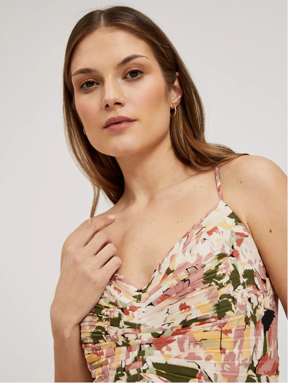 Moodo Abito rosa antico con fantasia Moodo