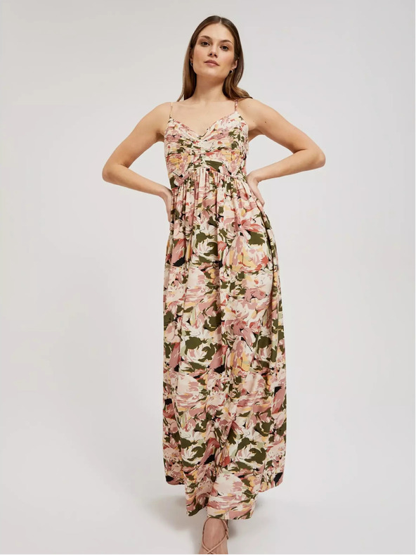 Moodo Abito rosa antico con fantasia Moodo