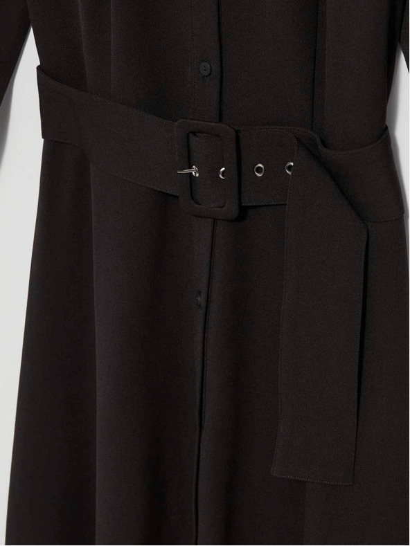 Moodo Abito midi nero da donna Moodo