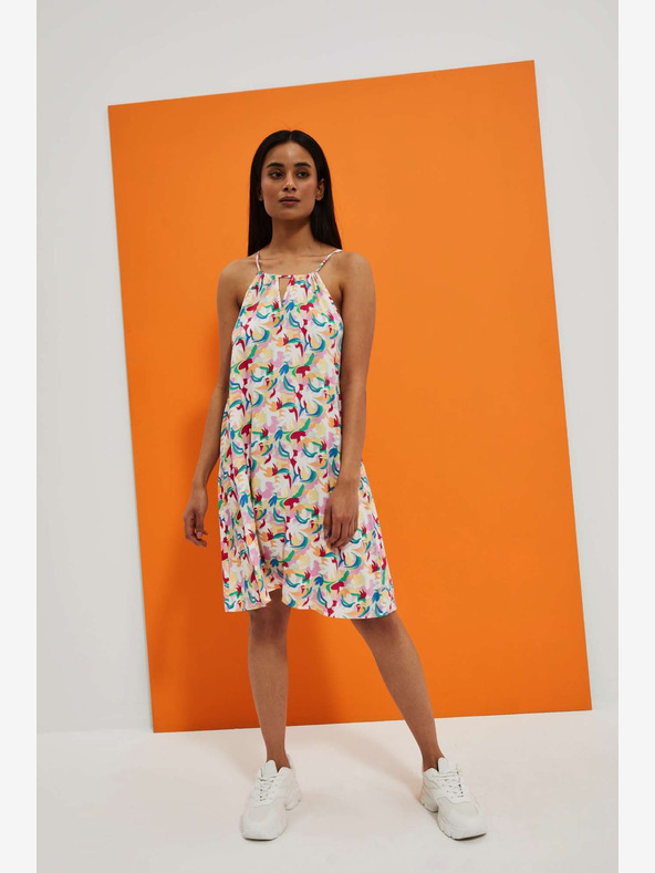 Moodo Abito estivo senza spalline a fantasia Moodo