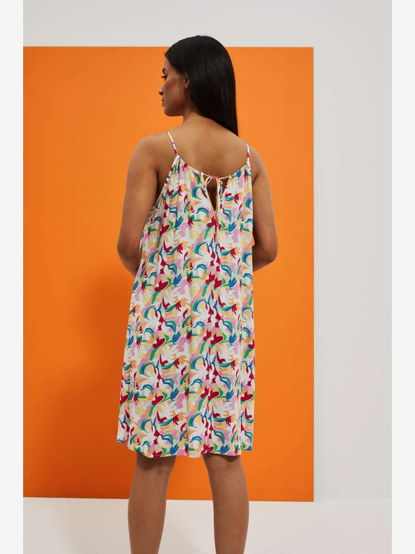 Moodo Abito estivo senza spalline a fantasia Moodo