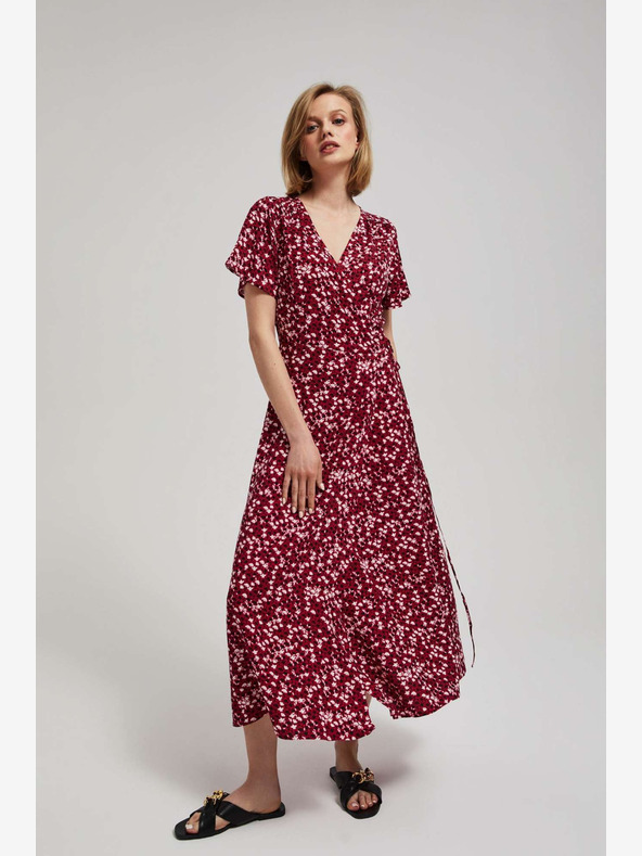 Moodo Maxi abito rosa scuro Moodo