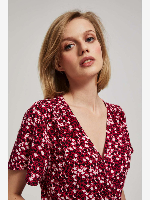 Moodo Maxi abito rosa scuro Moodo