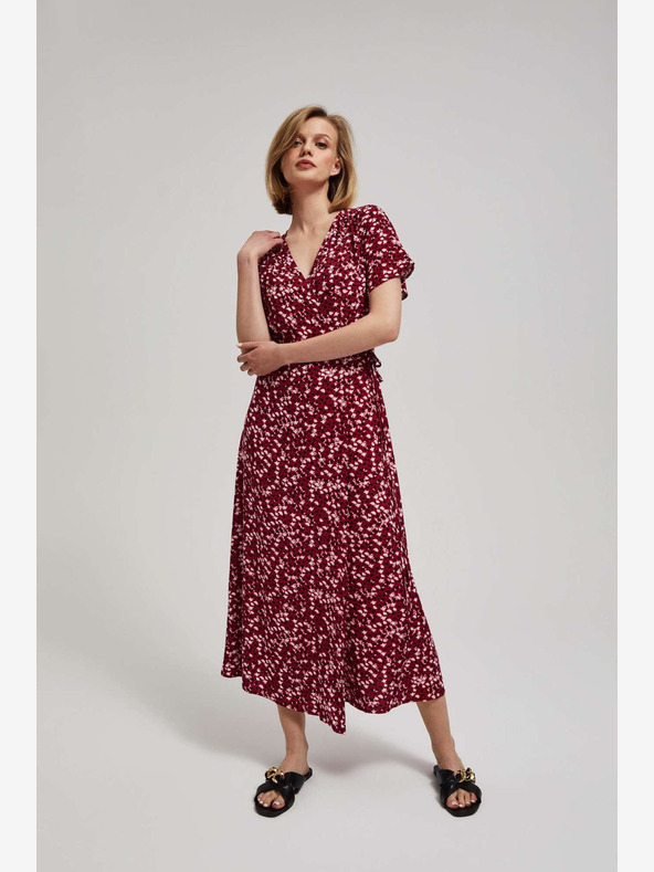 Moodo Maxi abito rosa scuro Moodo